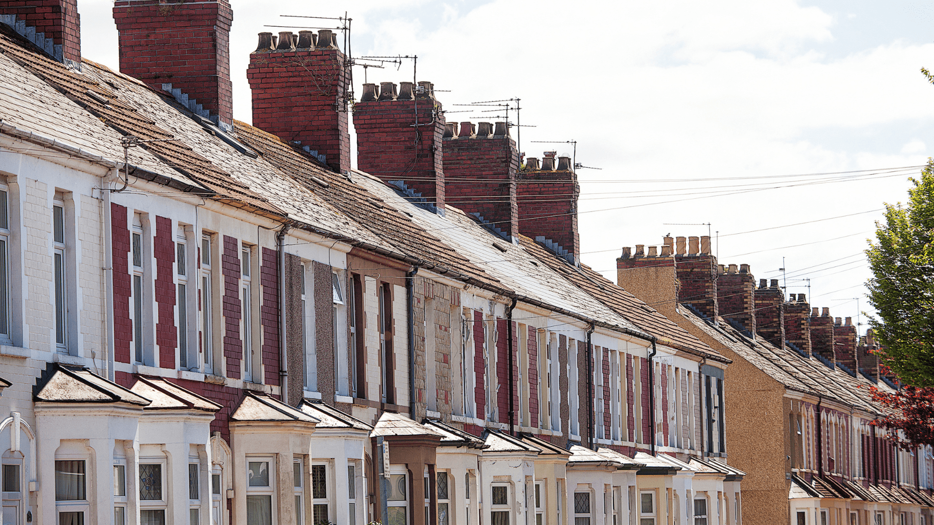 terraced rooves for social housing requiring retrofit